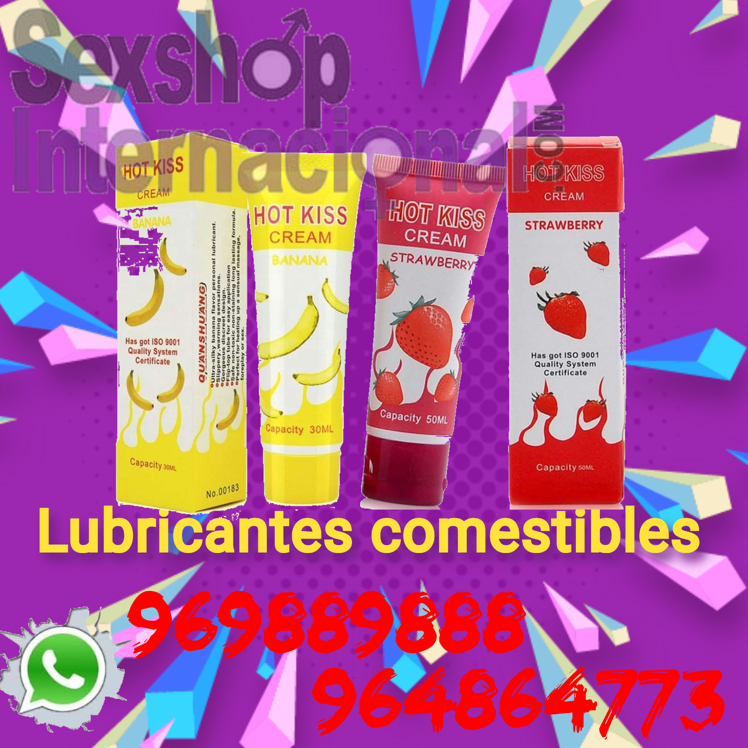 LOS MEJORES LUBRICANTES COMESTIBLES DE SABORES-PARA UN SEXO ORAL-SEXSHOP LIMA 981196979 